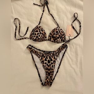 Leopard Print Bikini Missguided